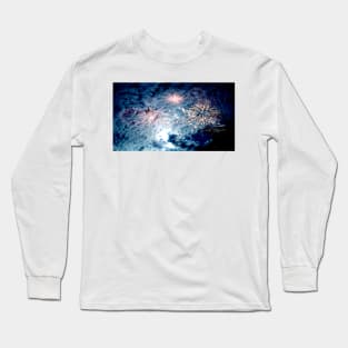 Fire works in the sky Long Sleeve T-Shirt